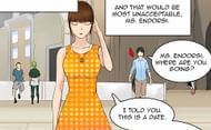 Endorsi and Bam on a date (Image via SIU/Young Com, Naver Webtoon)